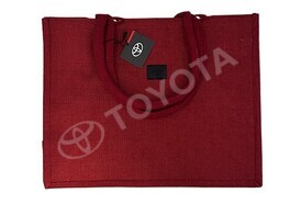 Torba z juty (czerwona)