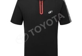 Czarna techniczna koszulka polo Gazoo Racing męska - S