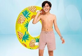 Kolo dmuchane do pływania ANANAS