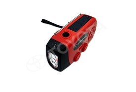 Radio survivalowe AM/FM z power bankiem 1800 mAh i latarką