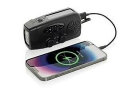 Radio survivalowe AM/FM, power bank, latarka